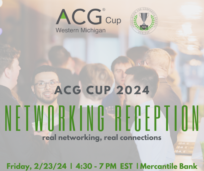 ACG Cup Career Conversations & Networking Reception | ACG W. Michigan